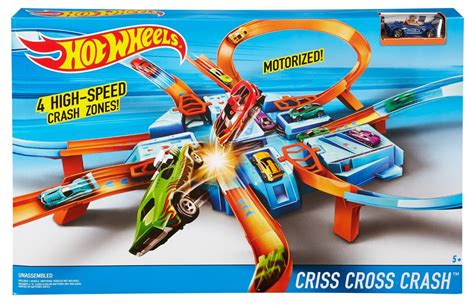 Hot Wheels Criss Cross Crash Track Set logo