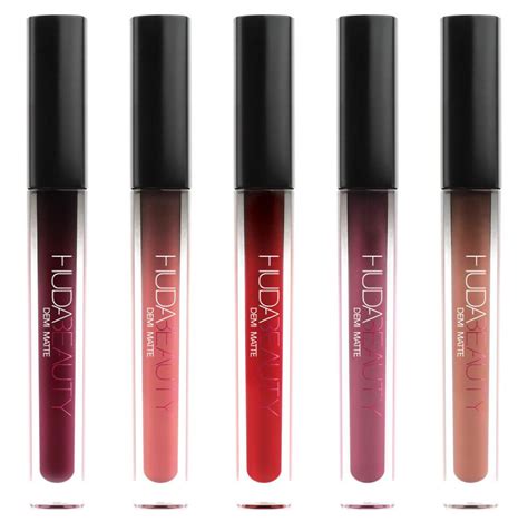 Huda Beauty Demi Matte Cream Lipstick logo