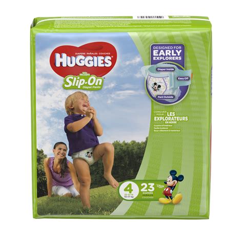 Huggies Little Movers Slip-On Diaper logo