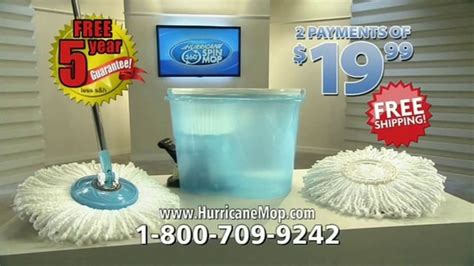 Hurricane 360 Spin Mop TV commercial - Spin Dirt Away