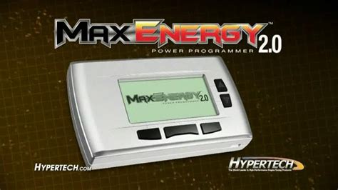 Hypertech Max Energy 2.0 Power Programmer TV Spot, 'Optimize Engine Tuning' created for Hypertech