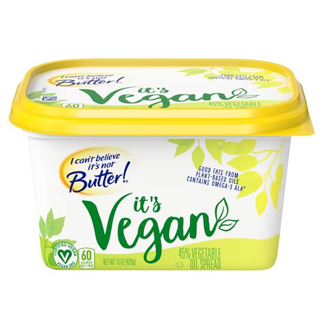 I Can't Believe It's Not Butter It's Vegan