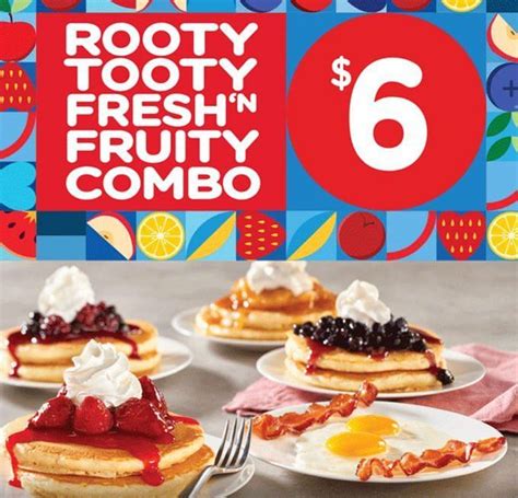 IHOP Rooty Tooty Fresh 'N Fruity Combo commercials