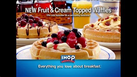 IHOP TV commercial - Fruit & Cream Topped Waffles