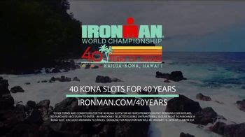 IRONMAN World Championship TV Spot, '40 Years of Dreams: Kailua-Kona' created for IRONMAN