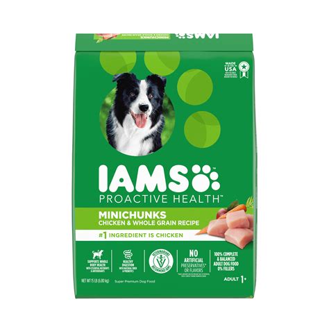 Iams Proactive Health Minichunks Chicken & Whole Grains logo