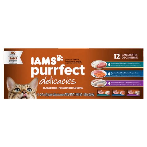 Iams Purrfect Delicacies Flaked Mackerel & White Fish commercials