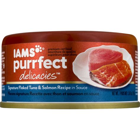 Iams Purrfect Delicacies Flaked Ocean Fish & Tuna logo