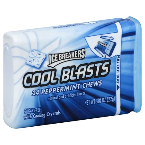 Ice Breakers Cool Blasts Peppermint Chews