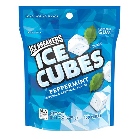 Ice Breakers Ice Cubes Peppermint logo