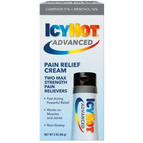 Icy Hot Advanced Relief Pain Relief Cream commercials