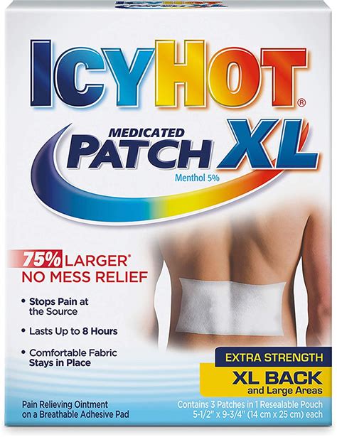 Icy Hot Medicated Heat Patch: Extra Strength Back commercials