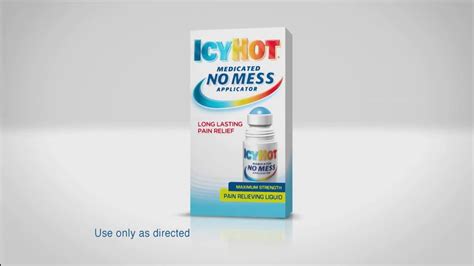 Icy Hot TV Commercial For Medicated No Mess Applicator