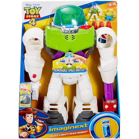 Imaginext Pixar Toy Story 4 Buzz Lightyear Robot logo