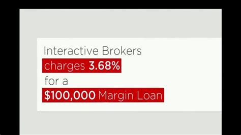 Interactive Brokers TV commercial - Margin Loans: 3.83%