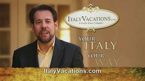 ItalyVacations.com TV Spot, 'Your Italy, Your Way' Feat. Steve Perillo created for ItalyVacations.com