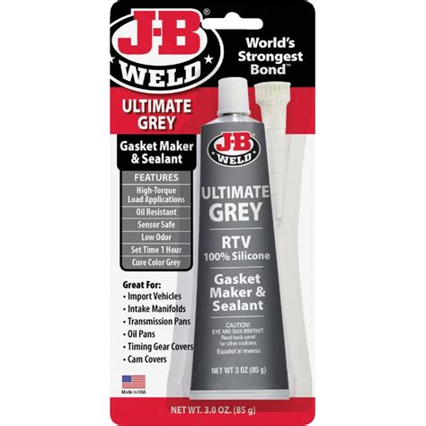 J-B Weld Ultimate Grey Silicone logo