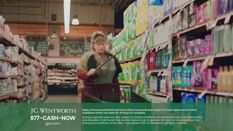 J.G. Wentworth TV commercial - Grocery Store