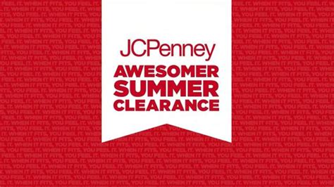 JCPenney Awesomer Summer Clearance Sale TV commercial
