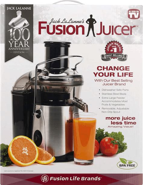 Jack Lalanne's Power Juicer Fusion Juicer logo