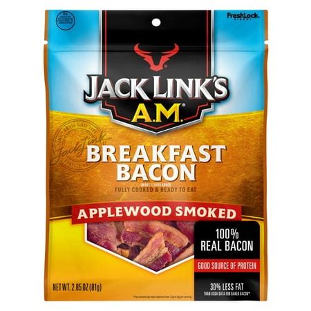 Jack Link's Beef Jerky A.M. Applewood Smoked Breakfast Bacon logo