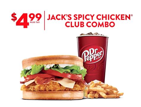 Jack in the Box Chipotle Chicken Club Combo