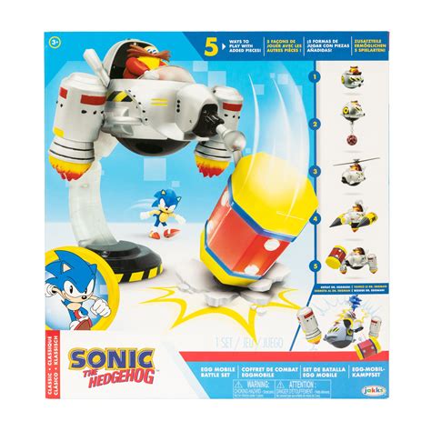 Jakks Pacific Sonic the Hedgehog Eggmobile Battle Set commercials