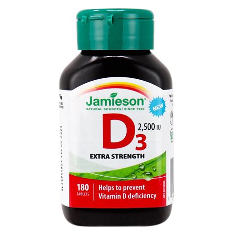 Jamieson Vitamins D3 logo