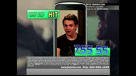 Jamster Ringtones TV Commercial Featuring Hunter Hayes featuring Hunter Hayes