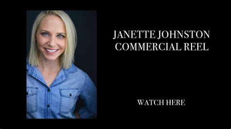 Janette Johnston commercials