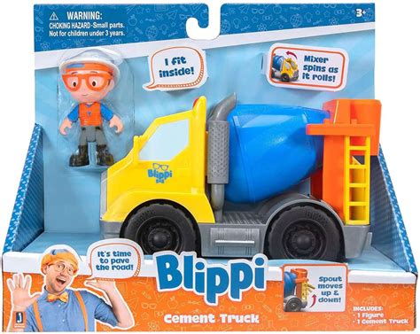 Jazwares Toys Blippi Cement Truck commercials