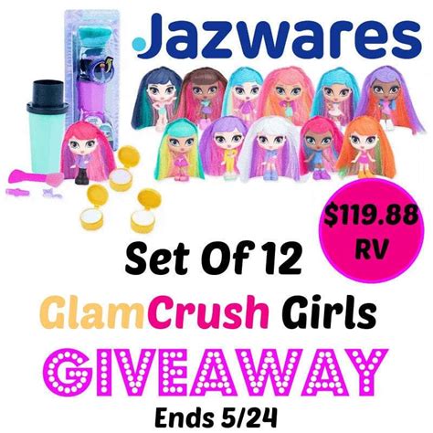 Jazwares Toys GlamCrush Crush-It Girls (12 to Collect)