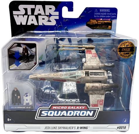 Jazwares Toys Micro Galaxy Squadron Jedi Luke Skywalker's X-Wing