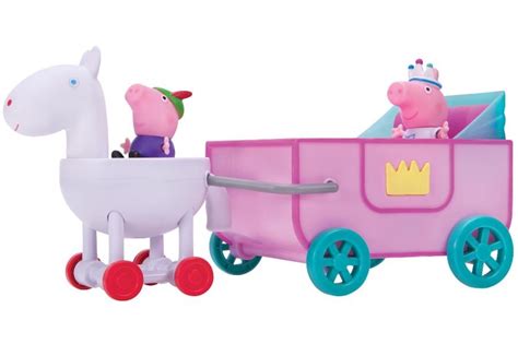 Jazwares Toys Peppa Pig Princess Peppa's Royal Carriage Playset commercials
