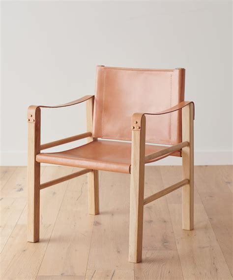 Jenni Kayne Leather Safari Chair