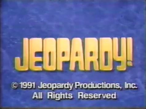 Jeopardy Productions, Inc. Newsletter