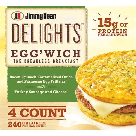 Jimmy Dean Delights Egg'Wich Turkey Sausage and Cheese logo