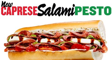 Jimmy John's Caprese Salami Pesto