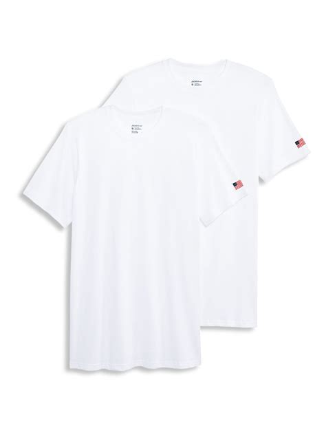 Jockey Made in America Cotton Crew Neck T-Shirt logo