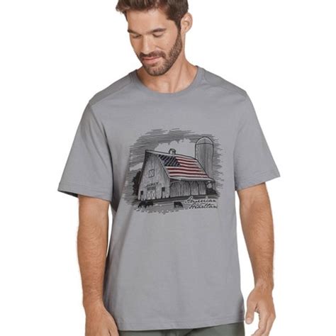 Jockey Outdoors Graphic Crew Neck T-Shirt Etched Barn