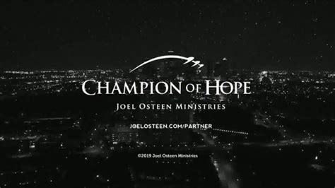 Joel Osteen TV Spot, 'Champion of Hope'