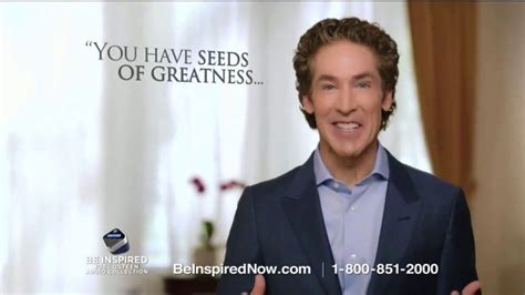 Joel Osteen's Be Inspired Inspiration Cube commercials