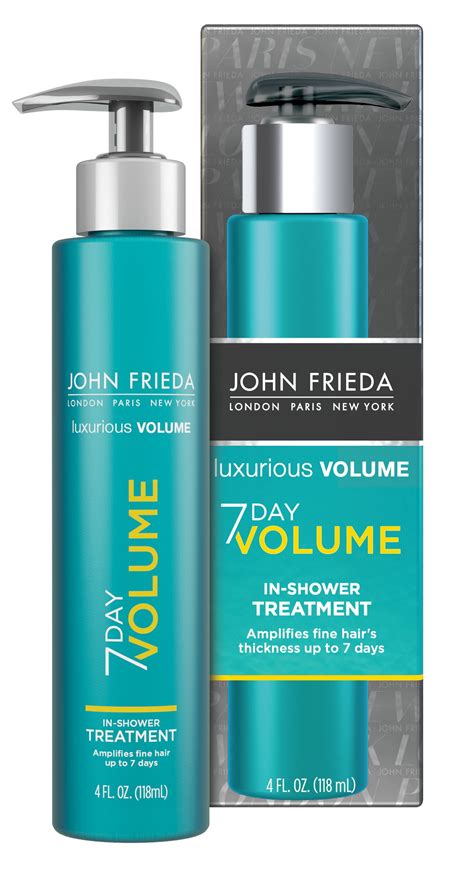 John Frieda 7 Day Volume In-Shower Treatment commercials