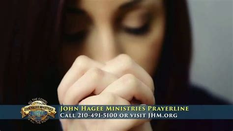 John Hagee Ministries Prayer Line TV commercial - The Hardships of Life