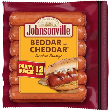 Johnsonville Sausage Beddar With Cheddar Smoked Sausage Links logo