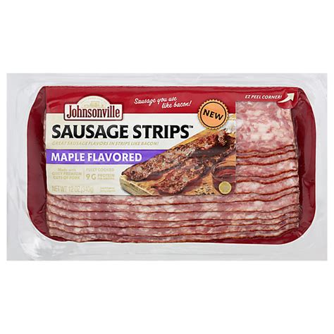 Johnsonville Sausage Maple Flavored Sausage Strips