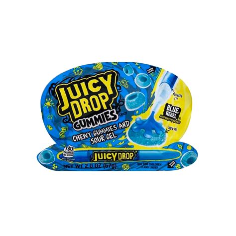 Juicy Drop Gummies Blue Rebel