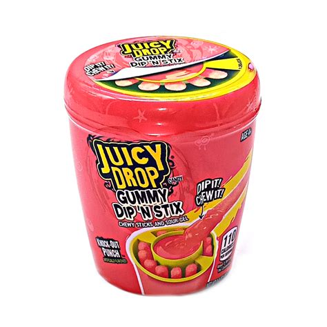 Juicy Drop Gummy Dip 'N Stix Watermelon Blast logo