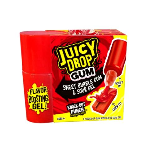 Juicy Drop Sweet Bubble Gum & Sour Gel Knock-Out Punch logo