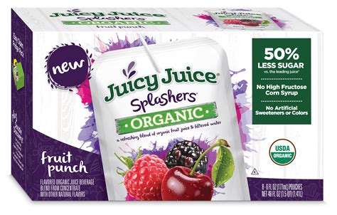 Juicy Juice Splashers Fruit Punch logo